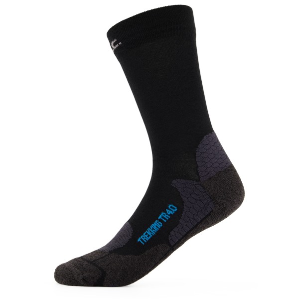 P.A.C. - TR 4.0 Trekking Pro - Wandersocken Gr 40-43 schwarz von P.A.C.