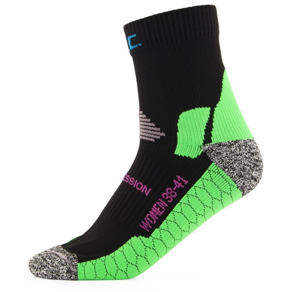 P.A.C. - Women's RN 6.0 Running Pro Mid Compression - Kompressionssocken Gr 38-41 schwarz von P.A.C.