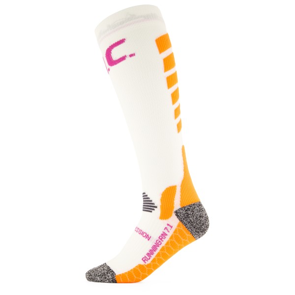 P.A.C. - Women's RN 7.1 Running Pro Compression - Kompressionssocken Gr W3 - Wadenumfang: 32-38 cm weiß von P.A.C.