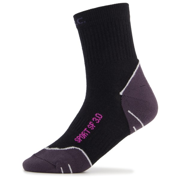 P.A.C. - Women's SP 3.0 Basic Sport - Multifunktionssocken Gr 38-41 schwarz von P.A.C.