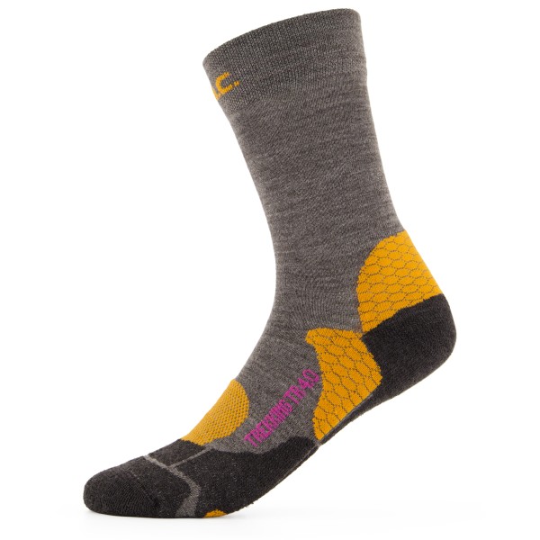 P.A.C. - Women's TR 4.0 Trekking Pro - Wandersocken Gr 38-41 grau von P.A.C.
