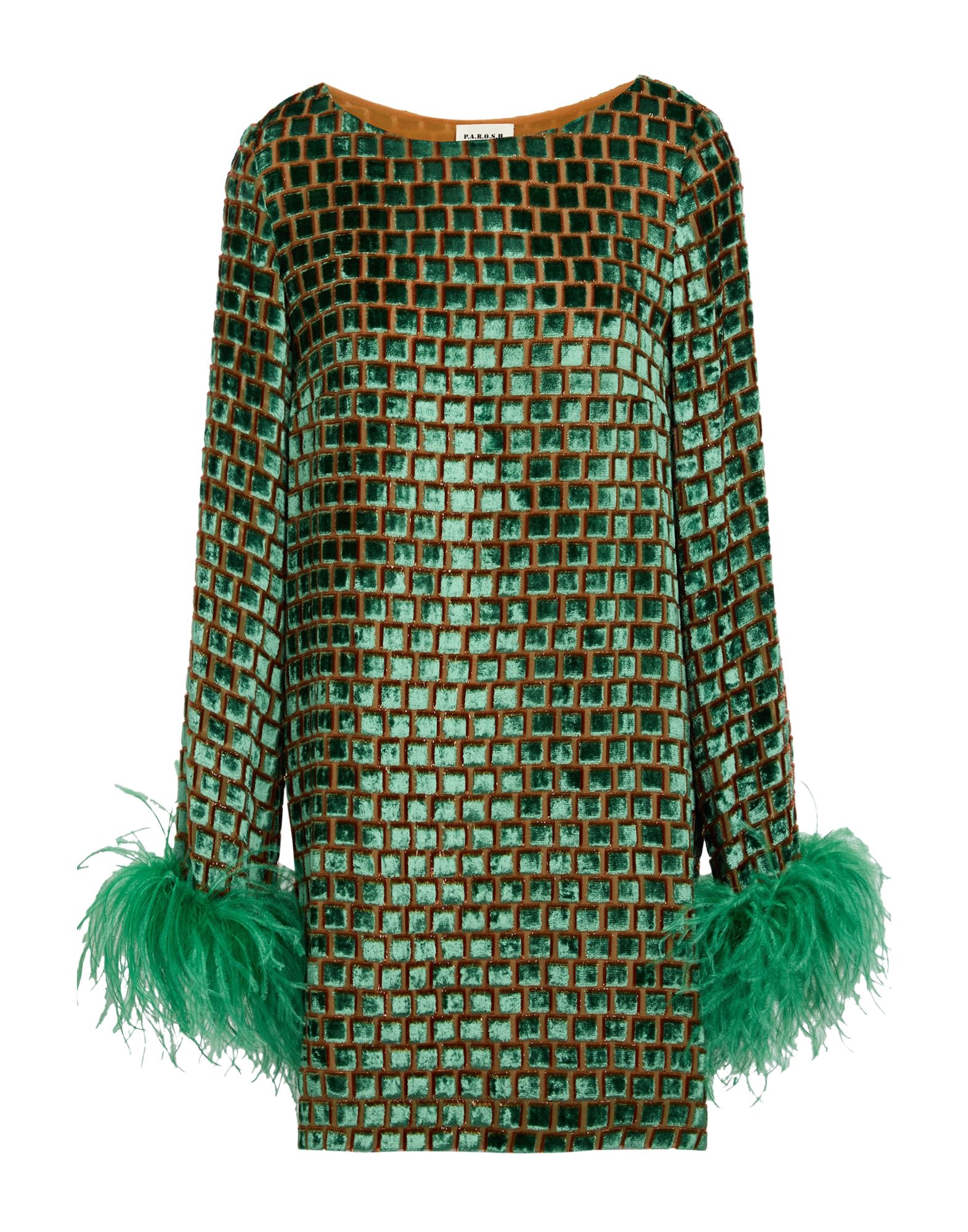 P.A.R.O.S.H. Mini-kleid Damen Grün P.A.R.O.S.H. Mini-kleid Damen Grün von P.A.R.O.S.H.