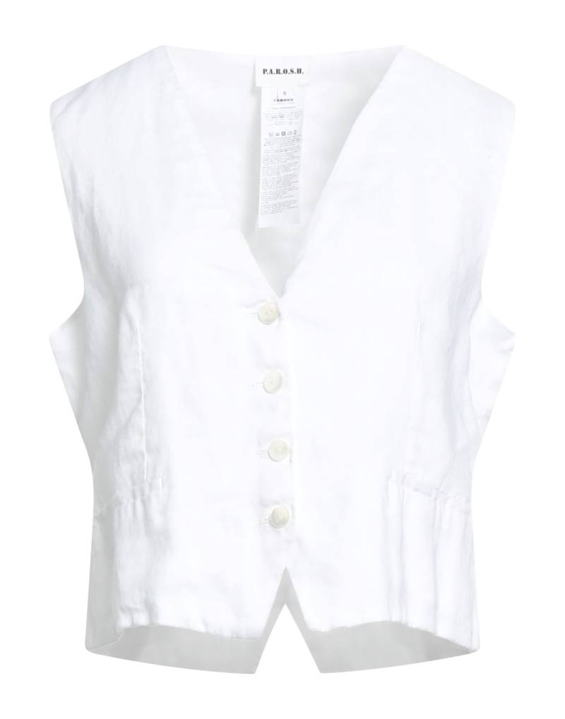 P.A.R.O.S.H. Couture-weste Damen Weiß von P.A.R.O.S.H.