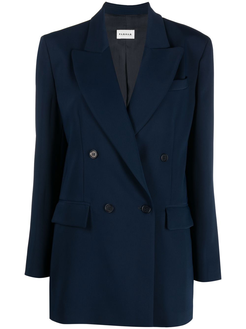 P.A.R.O.S.H. Doppelreihiger Blazer - Blau von P.A.R.O.S.H.