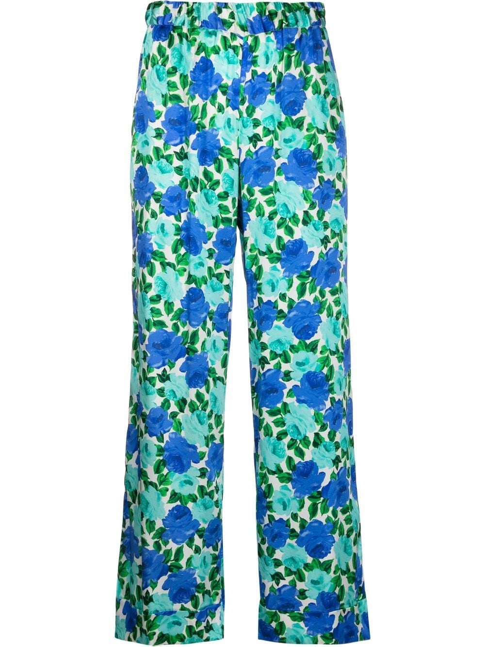 P.A.R.O.S.H. Hose mit Blumen-Print - Blau von P.A.R.O.S.H.