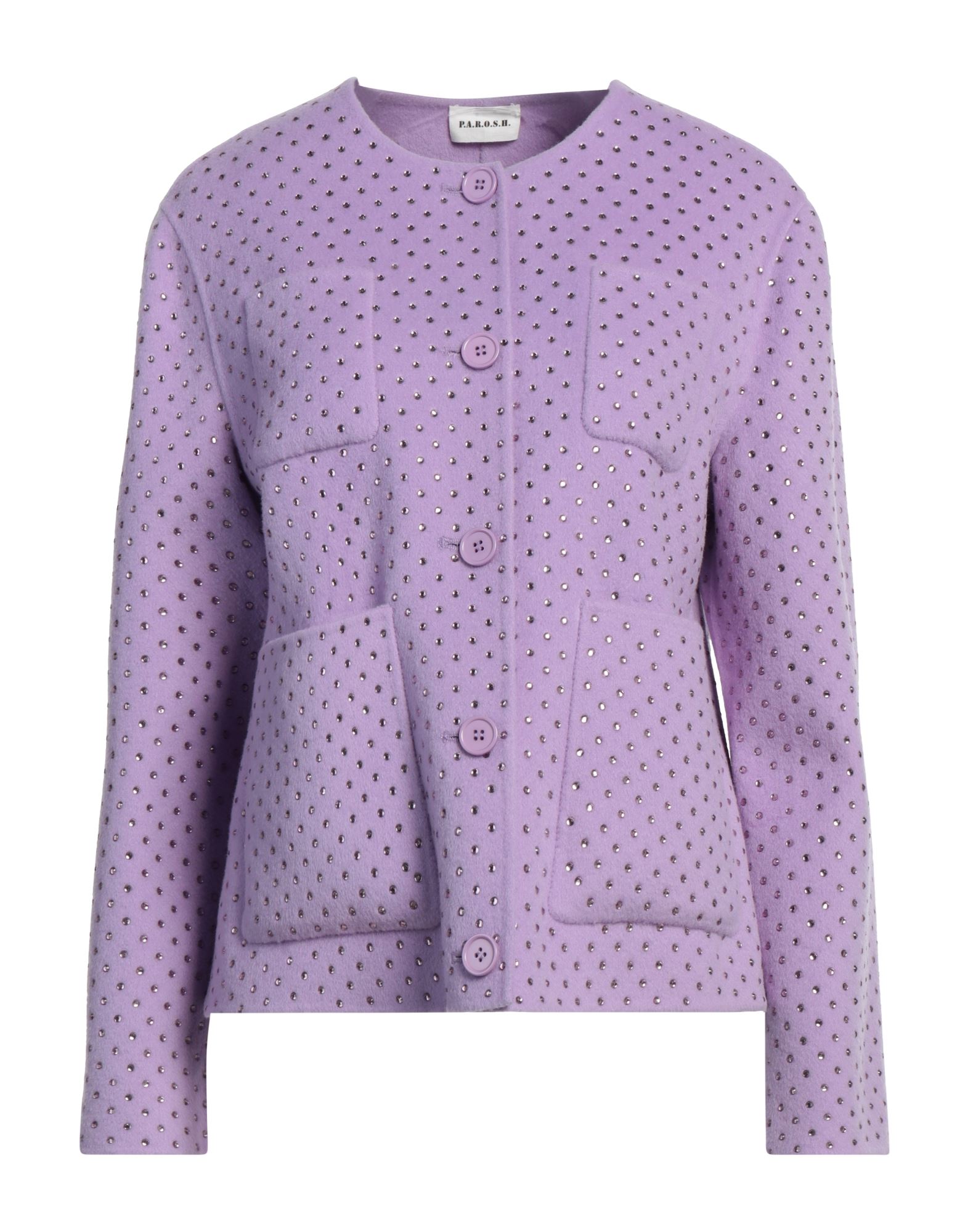 P.A.R.O.S.H. Jacke & Anorak Damen Lila P.A.R.O.S.H. Jacke & Anorak Damen Lila von P.A.R.O.S.H.