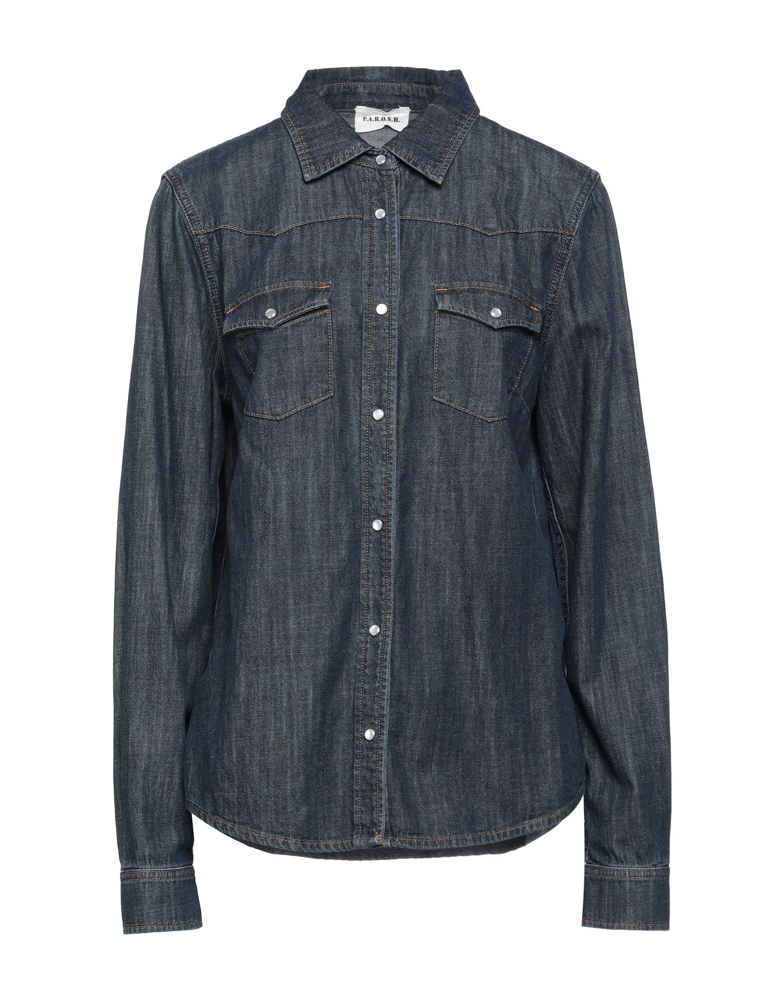 P.A.R.O.S.H. Jeanshemd Damen Blau P.A.R.O.S.H. Jeanshemd Damen Blau von P.A.R.O.S.H.
