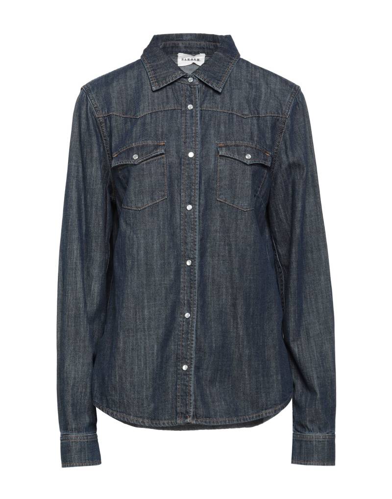 P.A.R.O.S.H. Jeanshemd Damen Blau von P.A.R.O.S.H.
