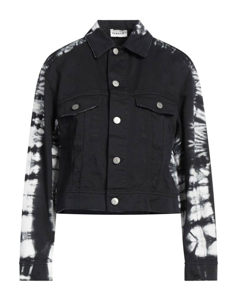 P.A.R.O.S.H. Jeansjacke/-mantel Damen Schwarz von P.A.R.O.S.H.