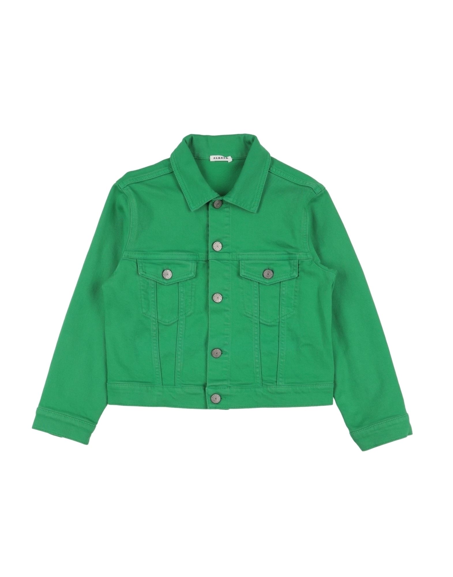 P.A.R.O.S.H. Jeansjacke/-mantel Kinder Grün P.A.R.O.S.H. Jeansjacke/-mantel Kinder Grün von P.A.R.O.S.H.