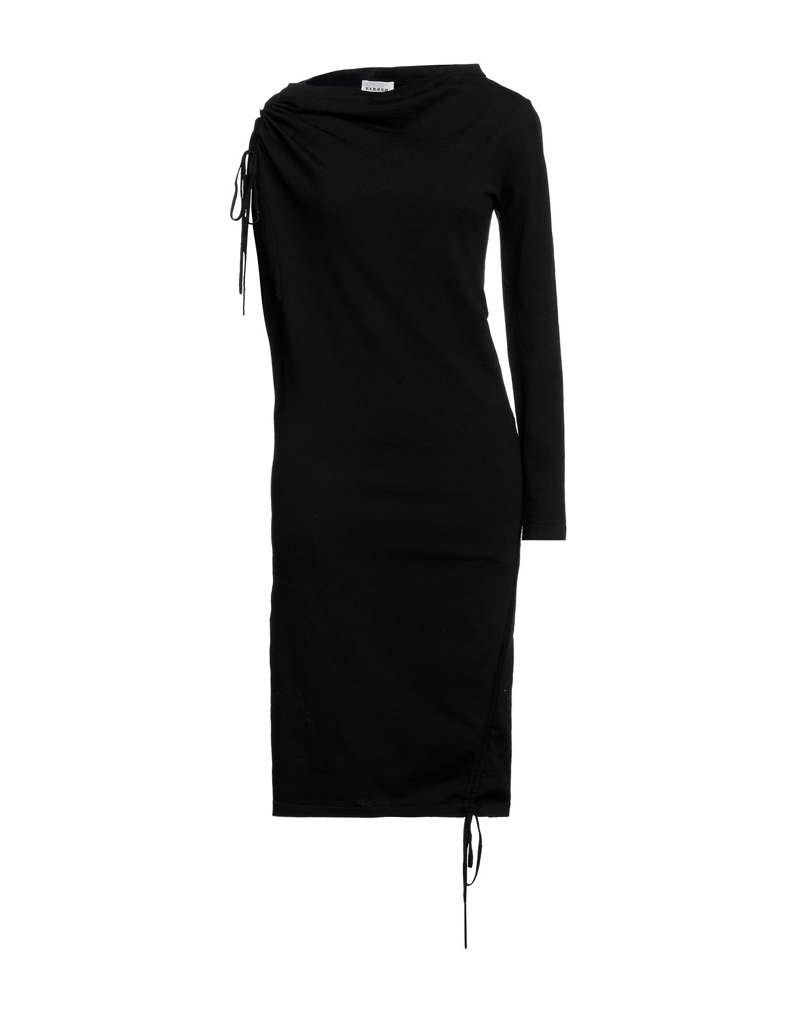 P.A.R.O.S.H. Midi-kleid Damen Schwarz P.A.R.O.S.H. Midi-kleid Damen Schwarz von P.A.R.O.S.H.