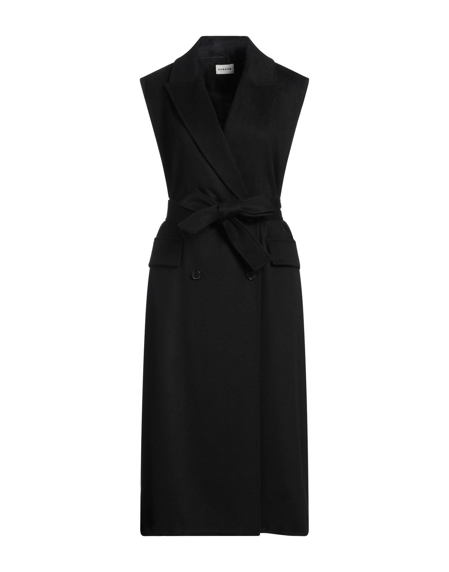 P.A.R.O.S.H. Mantel Damen Schwarz P.A.R.O.S.H. Mantel Damen Schwarz von P.A.R.O.S.H.