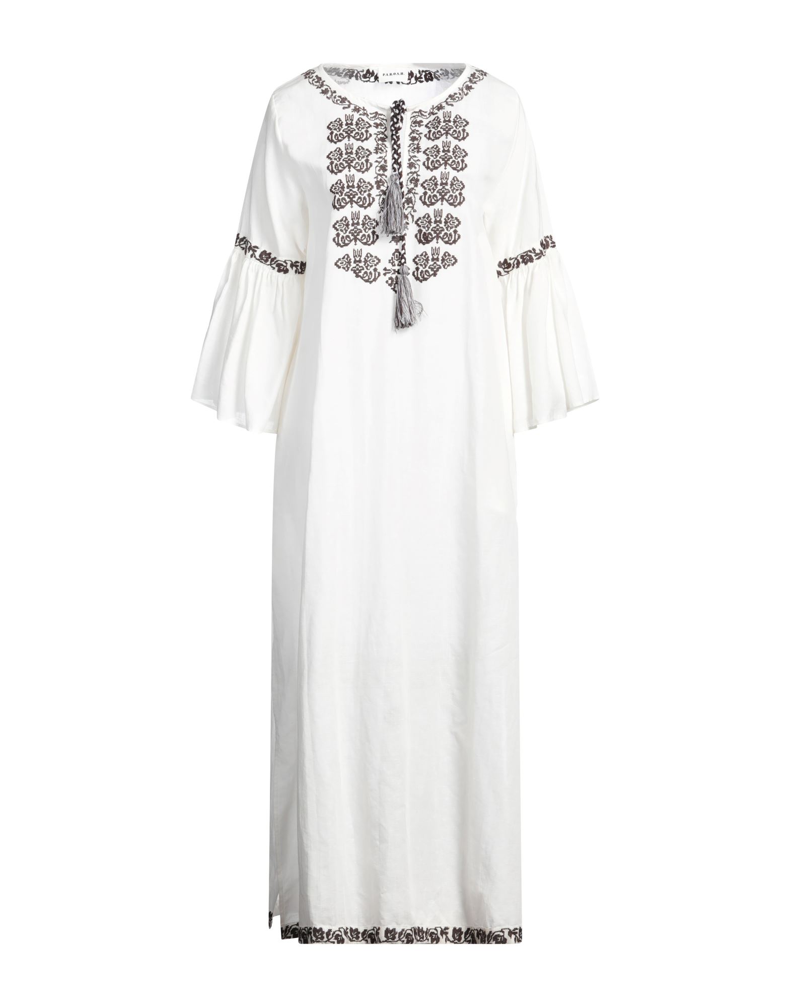 P.A.R.O.S.H. Maxi-kleid Damen Weiß P.A.R.O.S.H. Maxi-kleid Damen Weiß von P.A.R.O.S.H.