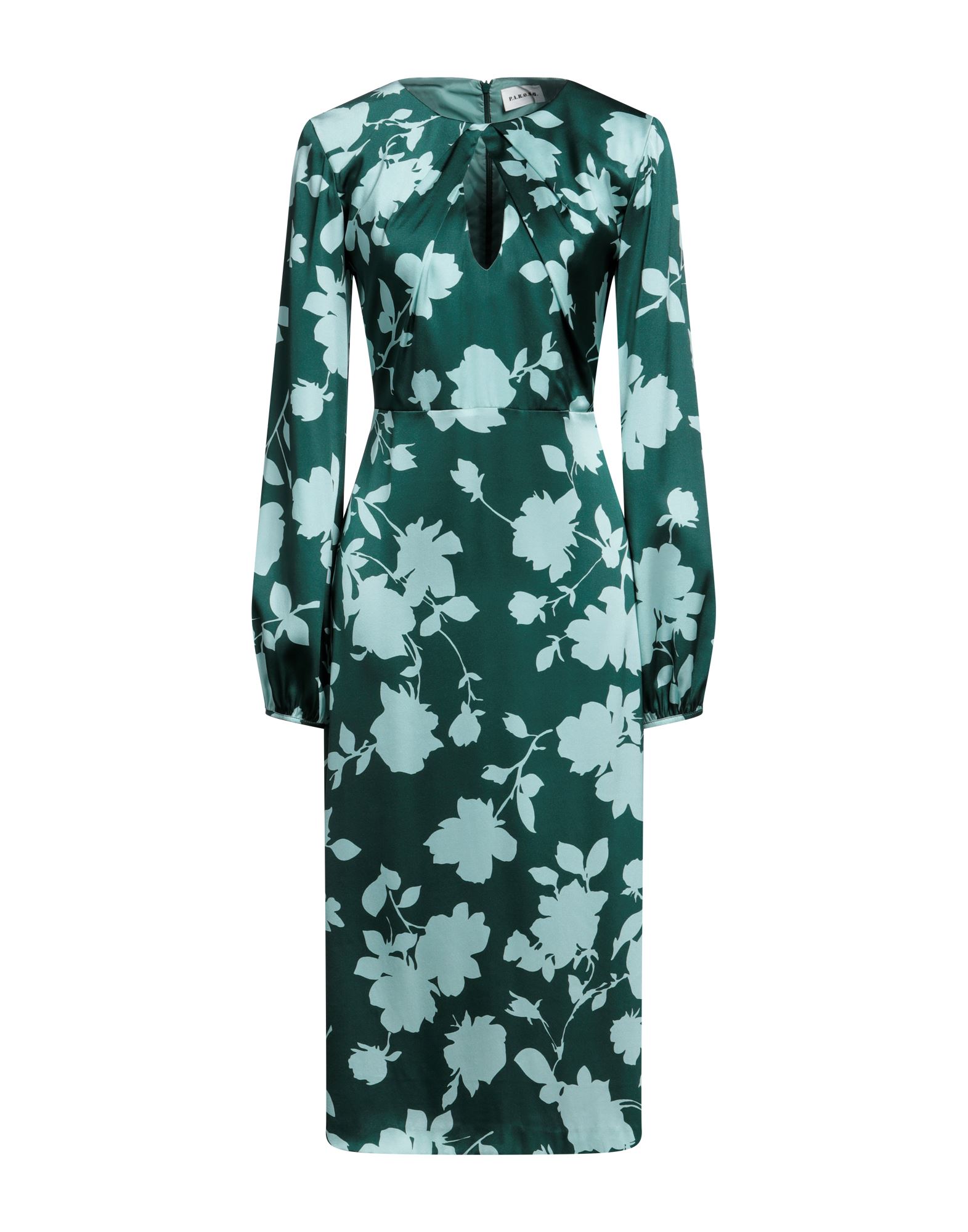 P.A.R.O.S.H. Midi-kleid Damen Dunkelgrün von P.A.R.O.S.H.