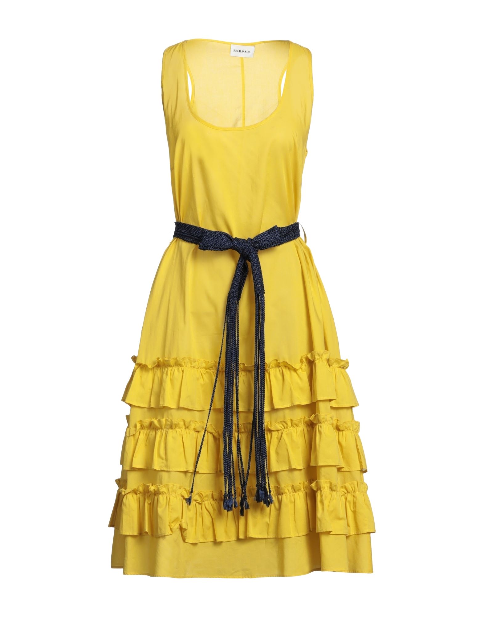 P.A.R.O.S.H. Midi-kleid Damen Gelb P.A.R.O.S.H. Midi-kleid Damen Gelb von P.A.R.O.S.H.