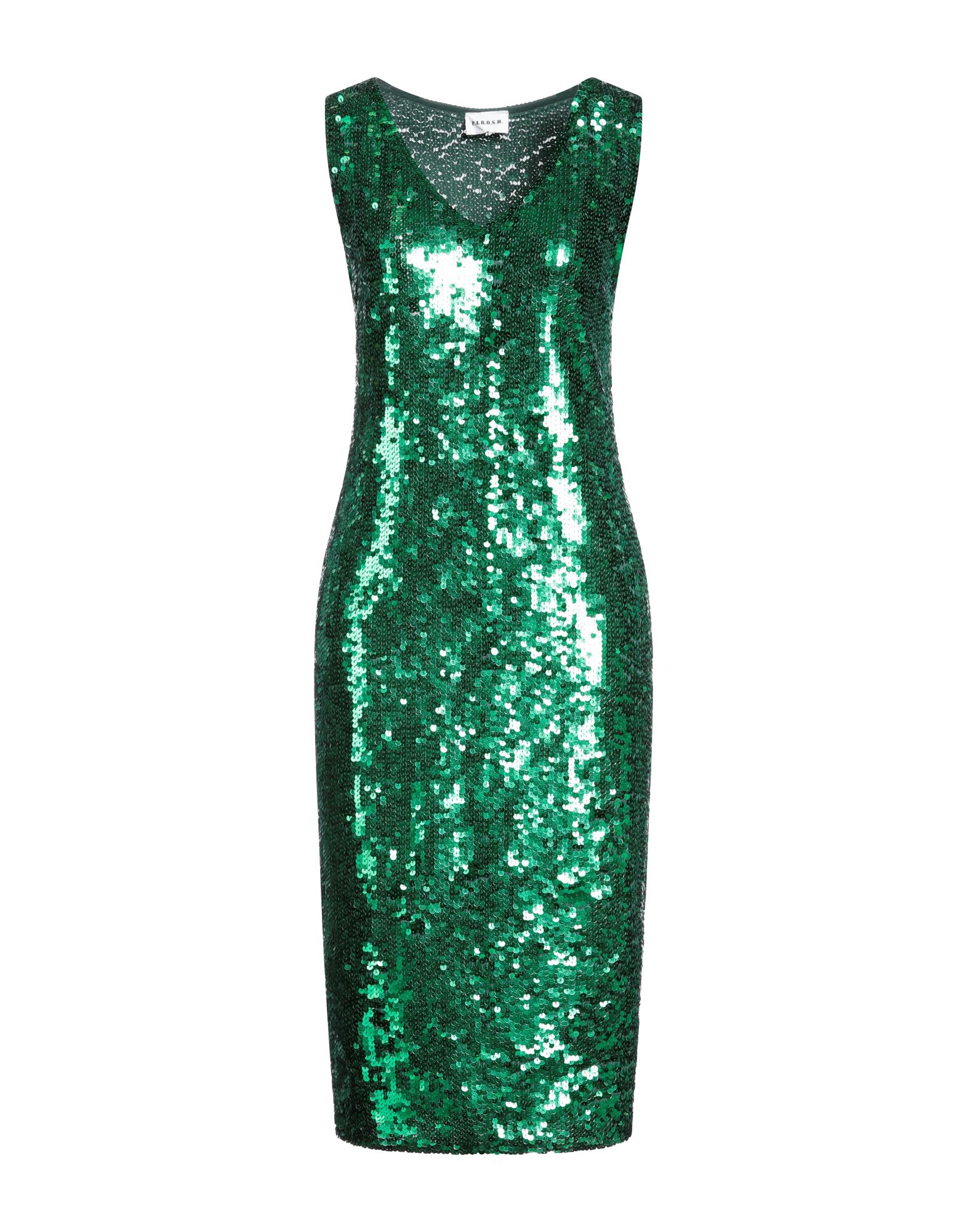 P.A.R.O.S.H. Midi-kleid Damen Grün P.A.R.O.S.H. Midi-kleid Damen Grün von P.A.R.O.S.H.