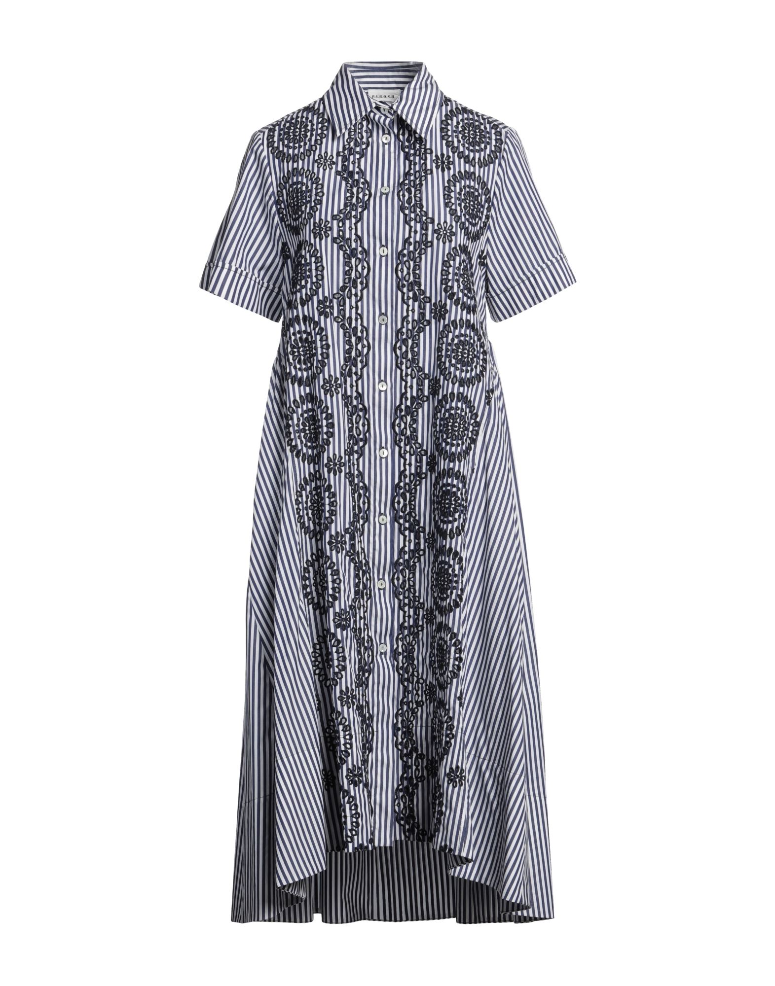 P.A.R.O.S.H. Midi-kleid Damen Marineblau P.A.R.O.S.H. Midi-kleid Damen Marineblau von P.A.R.O.S.H.