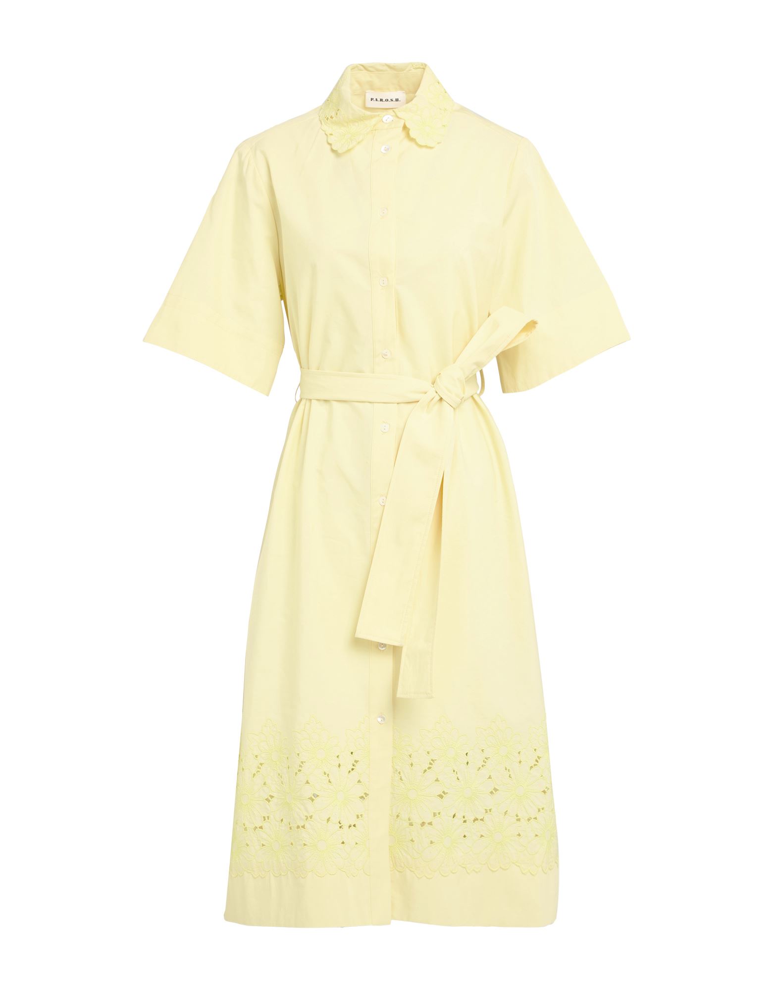 P.A.R.O.S.H. Midi-kleid Damen Pastellgelb von P.A.R.O.S.H.