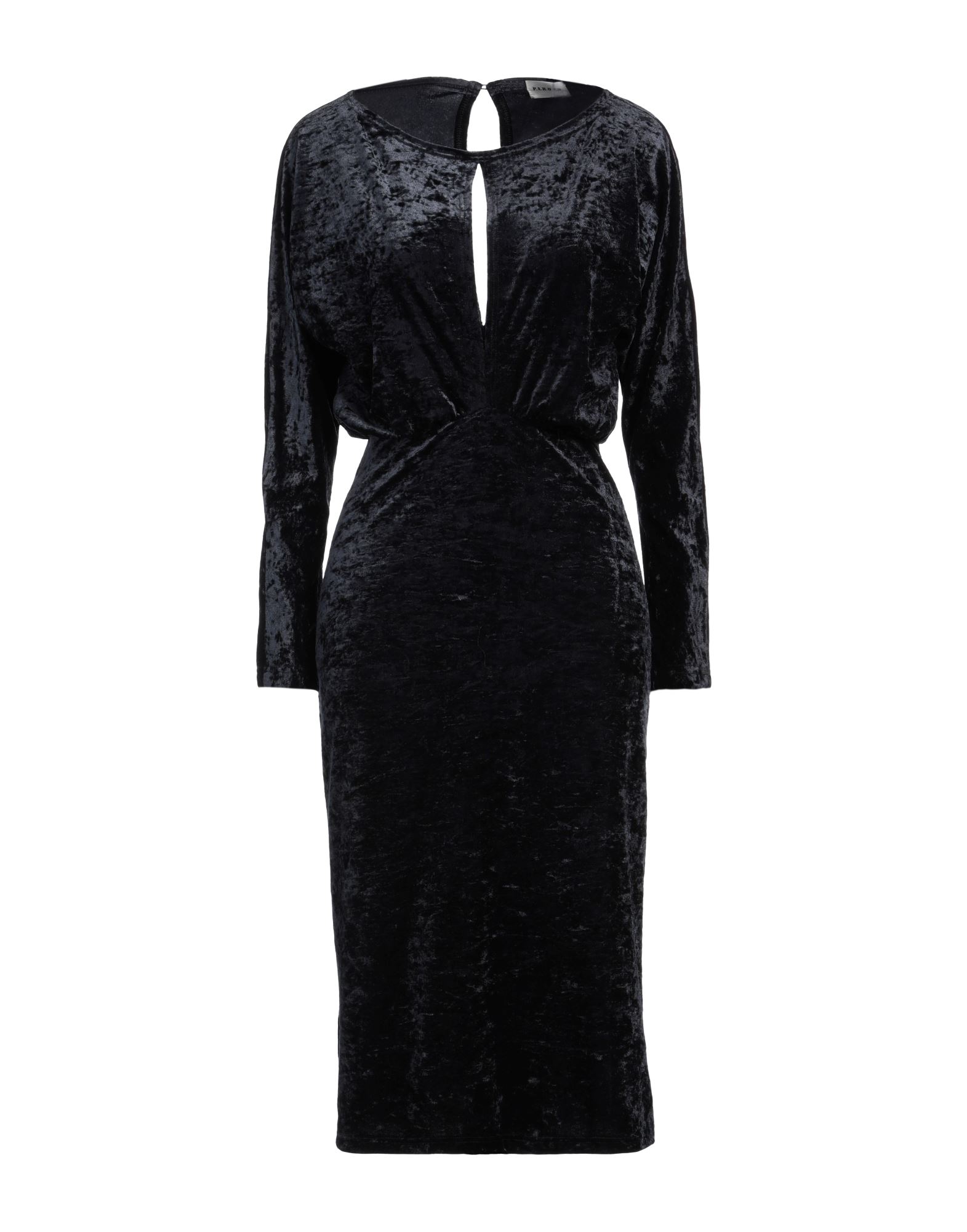 P.A.R.O.S.H. Midi-kleid Damen Schwarz P.A.R.O.S.H. Midi-kleid Damen Schwarz von P.A.R.O.S.H.