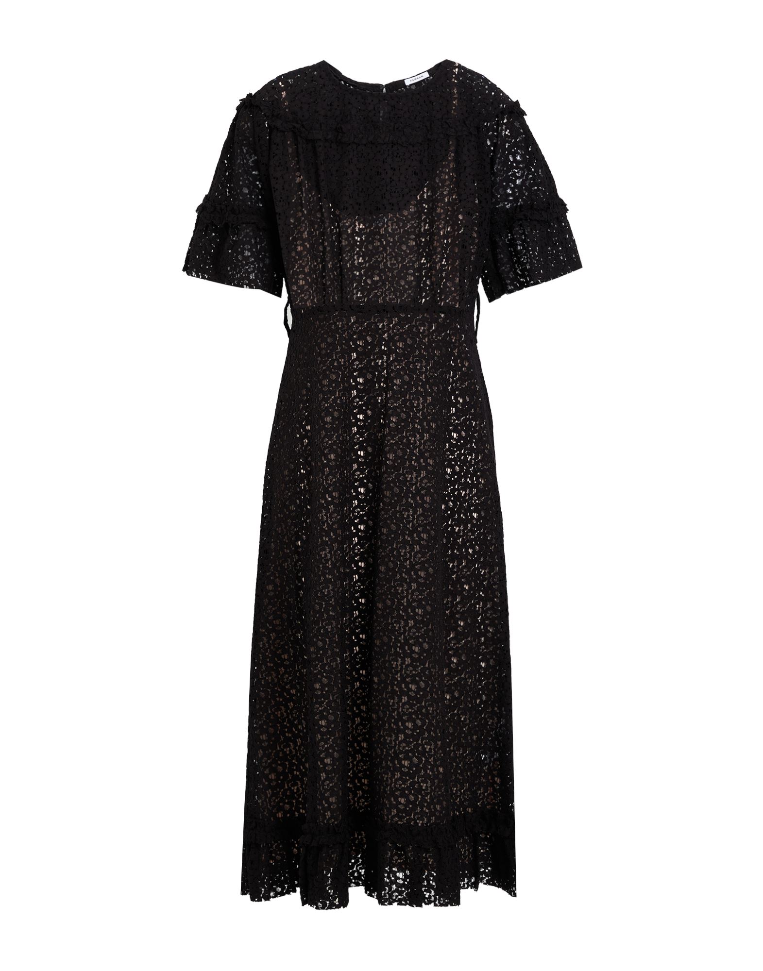 P.A.R.O.S.H. Midi-kleid Damen Schwarz P.A.R.O.S.H. Midi-kleid Damen Schwarz von P.A.R.O.S.H.