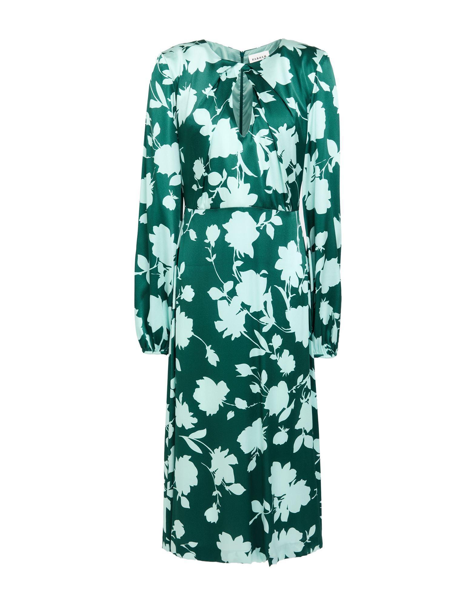 P.A.R.O.S.H. Midi-kleid Damen Smaragdgrün P.A.R.O.S.H. Midi-kleid Damen Smaragdgrün von P.A.R.O.S.H.
