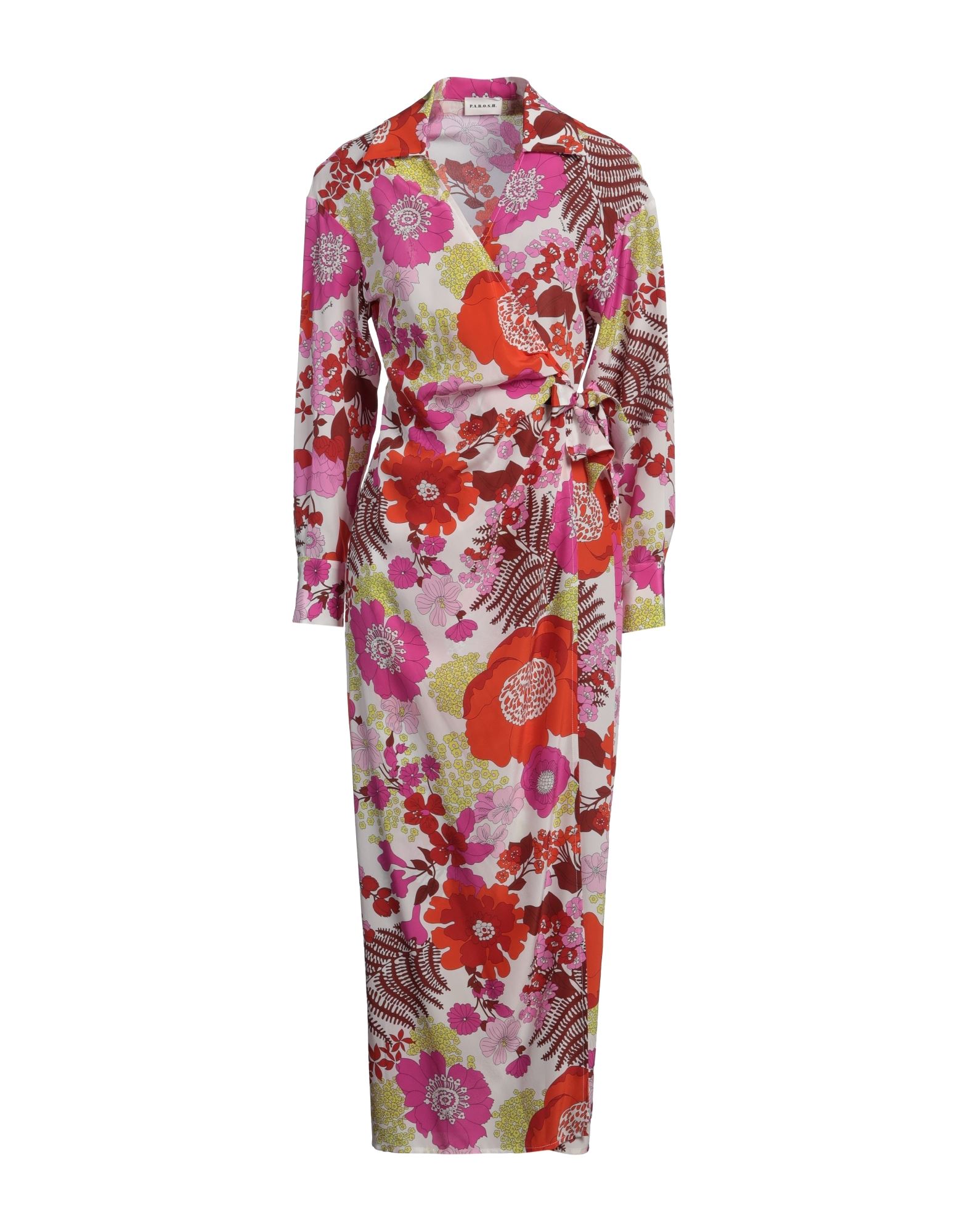P.A.R.O.S.H. Midi-kleid Damen Weiß P.A.R.O.S.H. Midi-kleid Damen Weiß von P.A.R.O.S.H.