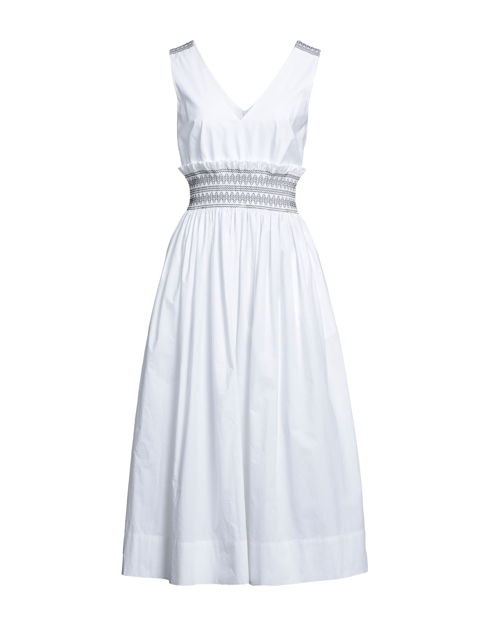 P.A.R.O.S.H. Midi-kleid Damen Weiß P.A.R.O.S.H. Midi-kleid Damen Weiß von P.A.R.O.S.H.