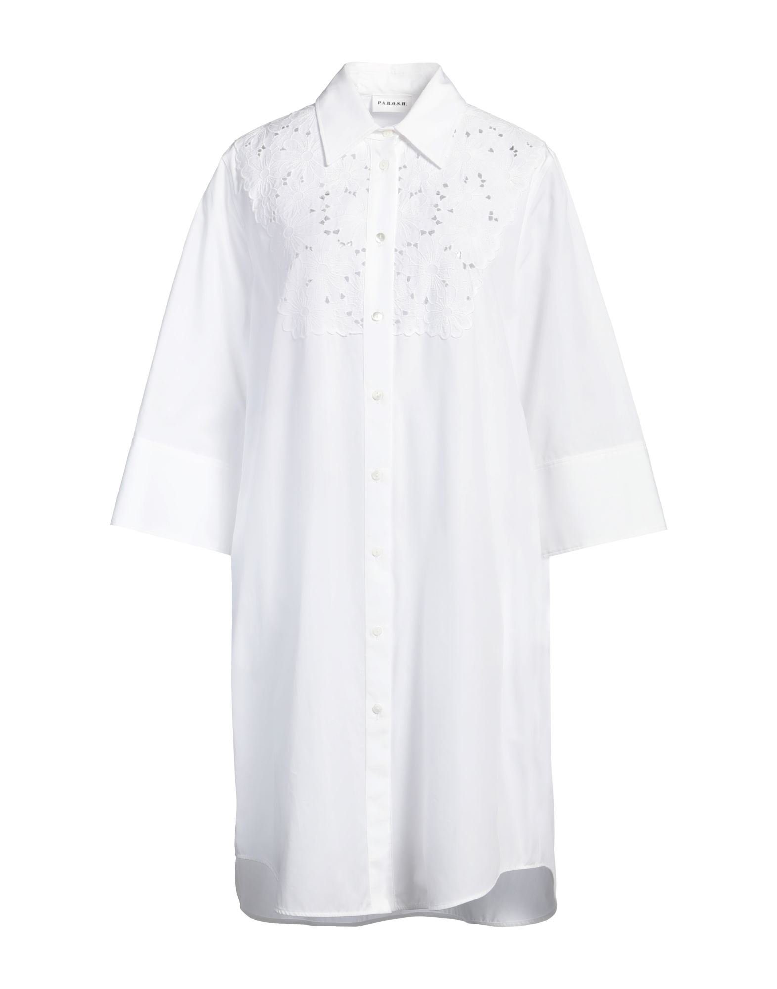 P.A.R.O.S.H. Midi-kleid Damen Weiß P.A.R.O.S.H. Midi-kleid Damen Weiß von P.A.R.O.S.H.