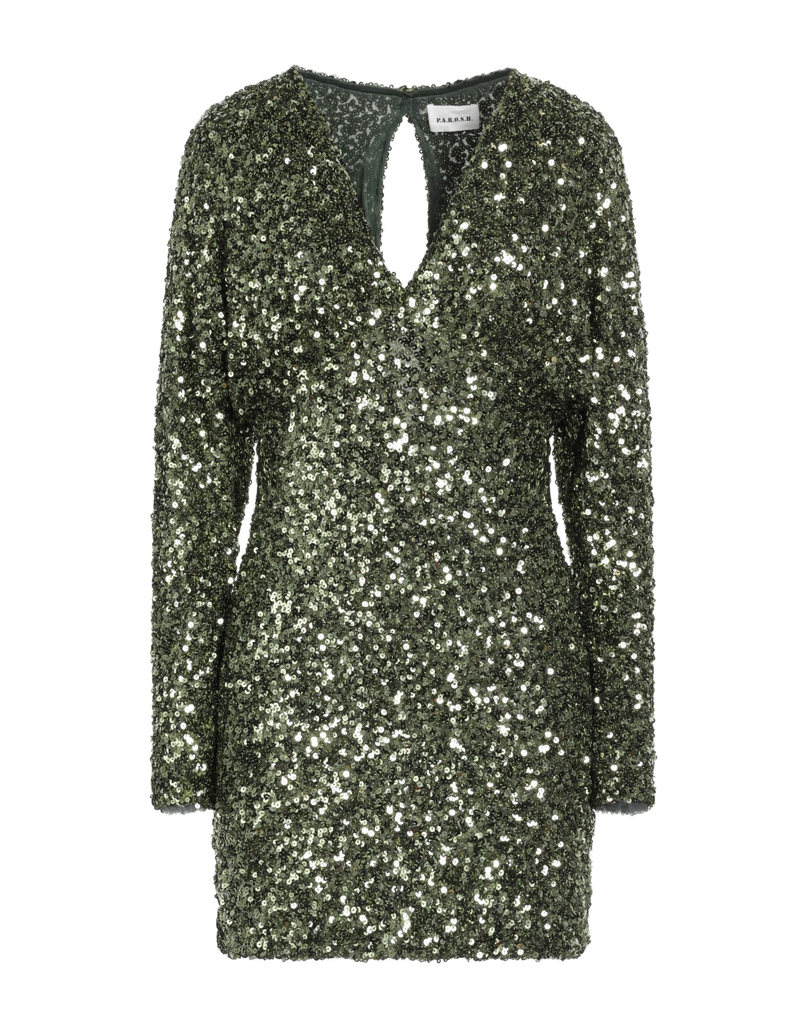 P.A.R.O.S.H. Mini-kleid Damen Militärgrün P.A.R.O.S.H. Mini-kleid Damen Militärgrün von P.A.R.O.S.H.