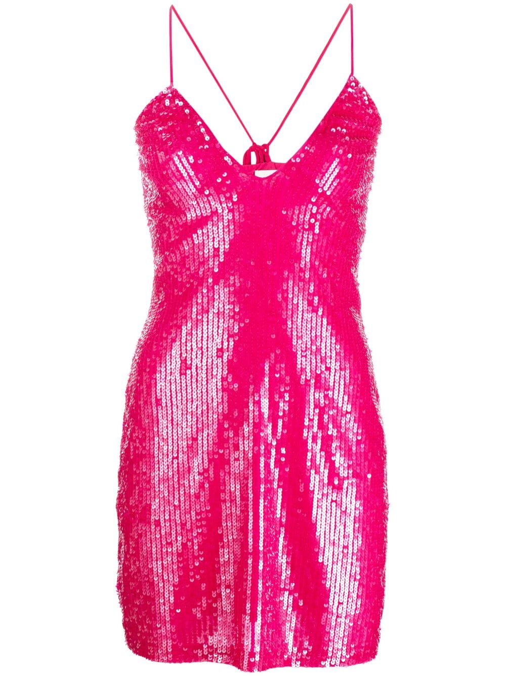 P.A.R.O.S.H. Minikleid mit Pailletten - Rosa von P.A.R.O.S.H.