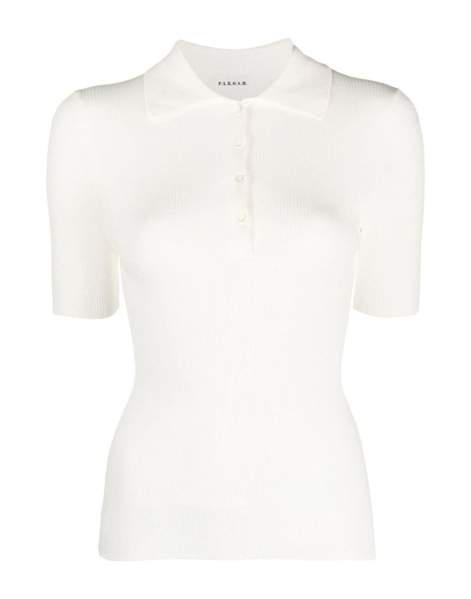 P.A.R.O.S.H. Poloshirt Damen Cremeweiß von P.A.R.O.S.H.