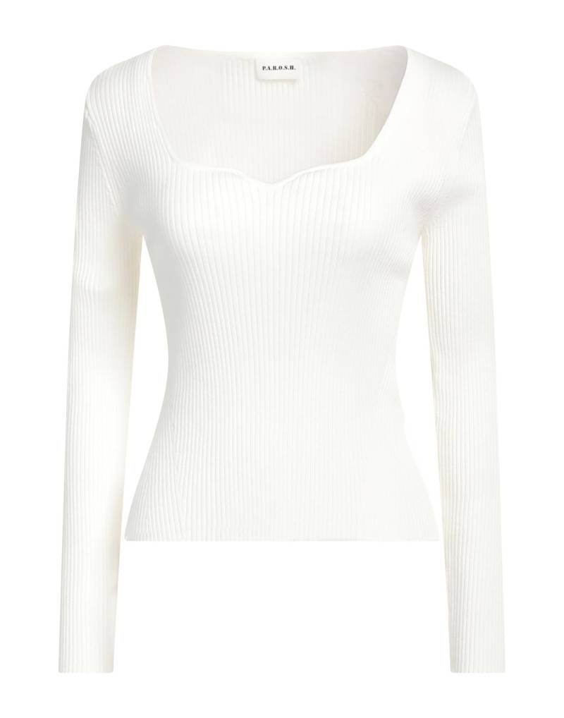 P.A.R.O.S.H. Pullover Damen Weiß von P.A.R.O.S.H.