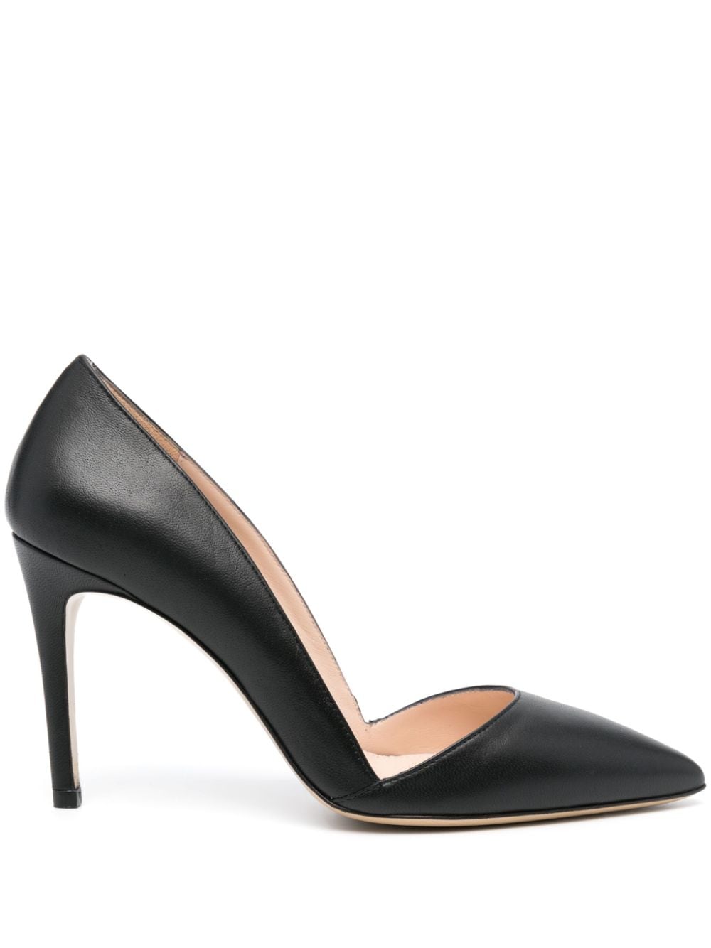 P.A.R.O.S.H. Pumps mit Cut-Outs 95mm - Schwarz von P.A.R.O.S.H.