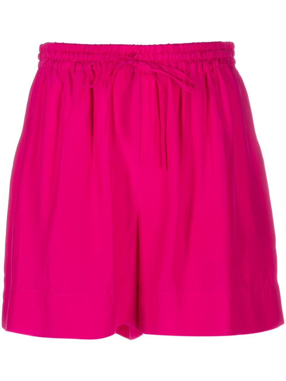 P.A.R.O.S.H. Seidenshorts mit hohem Bund - Rosa von P.A.R.O.S.H.