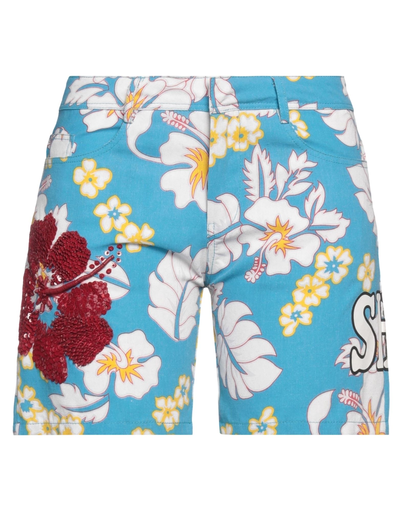 P.A.R.O.S.H. Shorts & Bermudashorts Damen Azurblau P.A.R.O.S.H. Shorts & Bermudashorts Damen Azurblau von P.A.R.O.S.H.