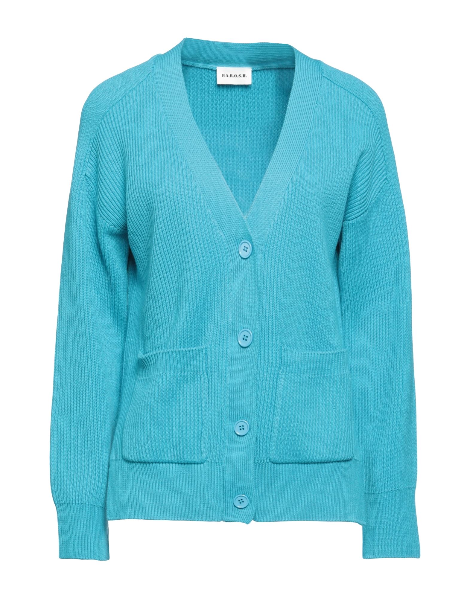 P.A.R.O.S.H. Strickjacke Damen Azurblau P.A.R.O.S.H. Strickjacke Damen Azurblau von P.A.R.O.S.H.