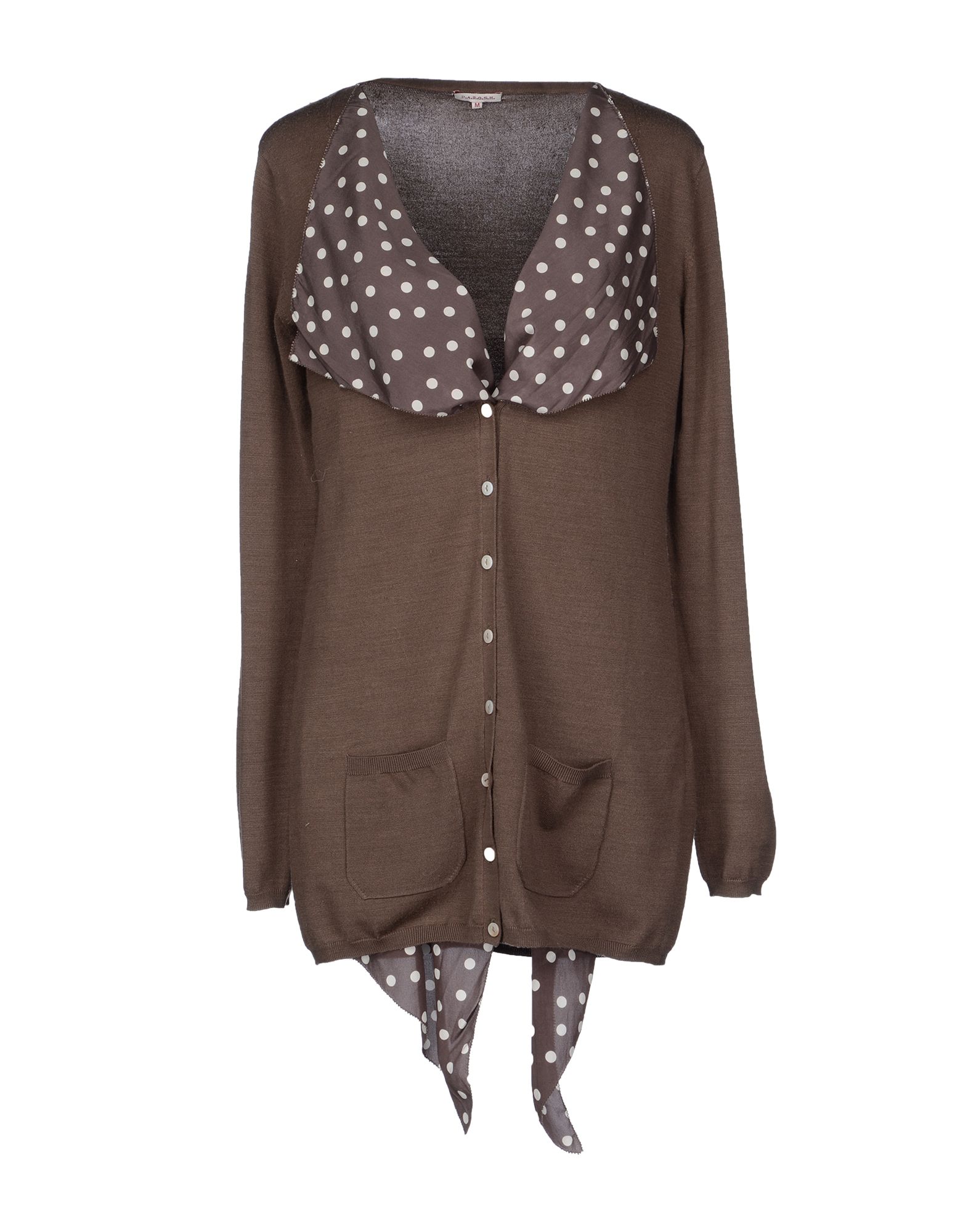 P.A.R.O.S.H. Strickjacke Damen Braungrau P.A.R.O.S.H. Strickjacke Damen Braungrau von P.A.R.O.S.H.