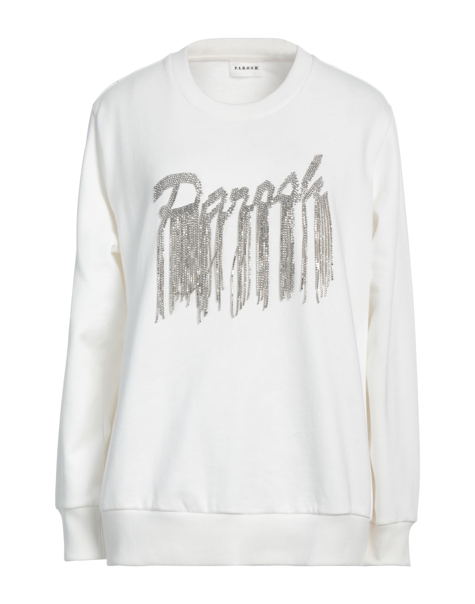 P.A.R.O.S.H. Sweatshirt Damen Weiß P.A.R.O.S.H. Sweatshirt Damen Weiß von P.A.R.O.S.H.