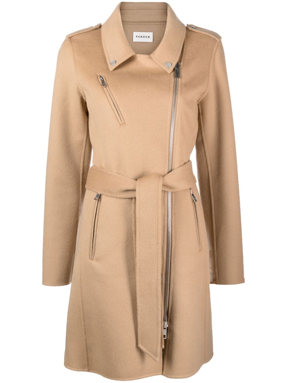 P.A.R.O.S.H. Trenchcoat mit Gürtel - Nude von P.A.R.O.S.H.