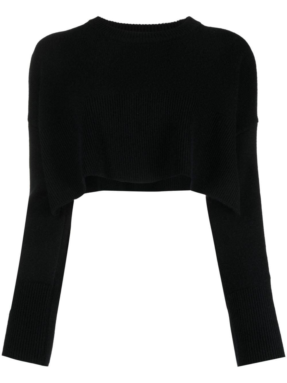 P.A.R.O.S.H. Fein gestrickter Pullover - Schwarz von P.A.R.O.S.H.