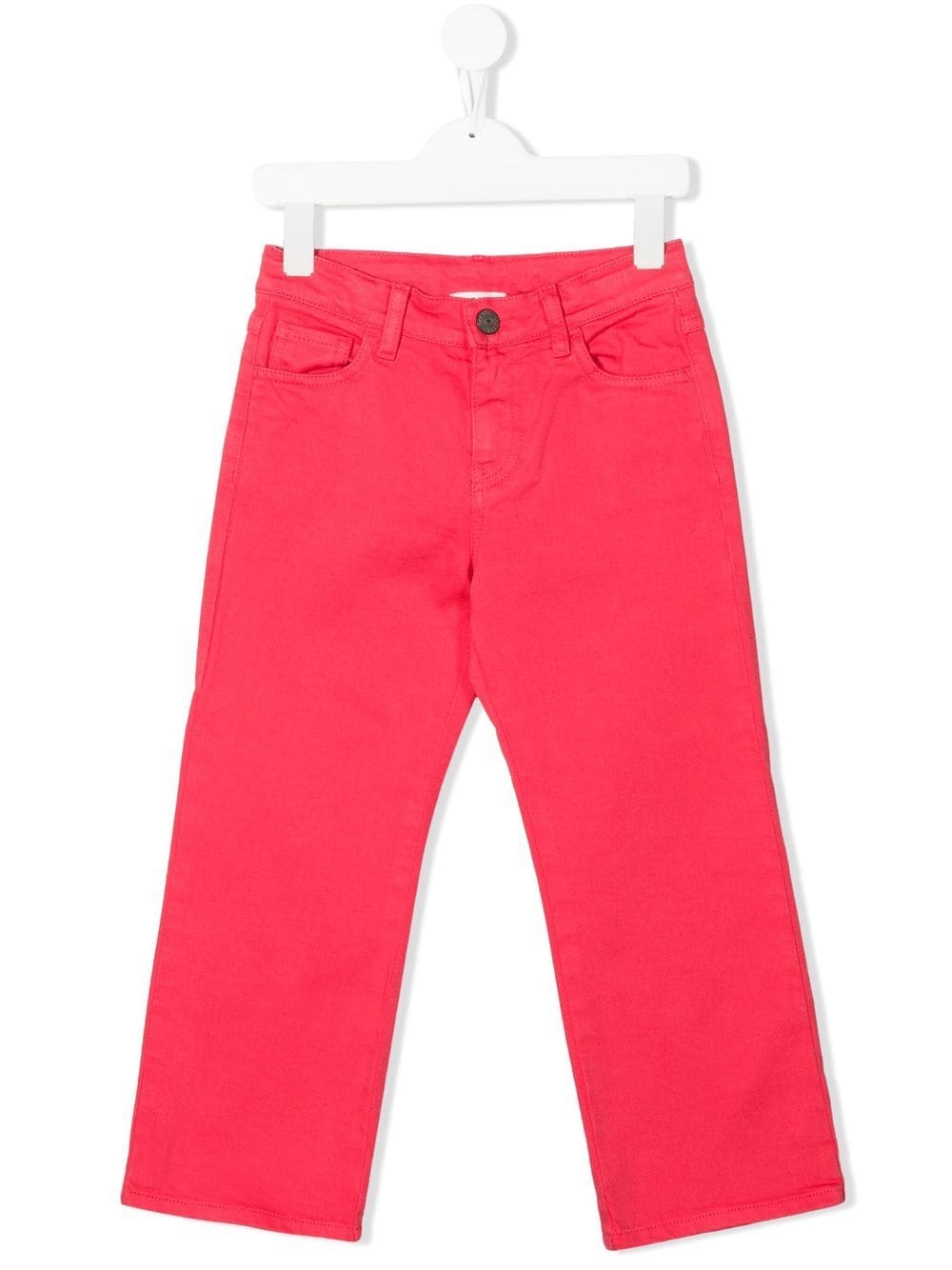 P.A.R.O.S.H. Halbhohe Straight-Leg-Jeans - Rosa von P.A.R.O.S.H.