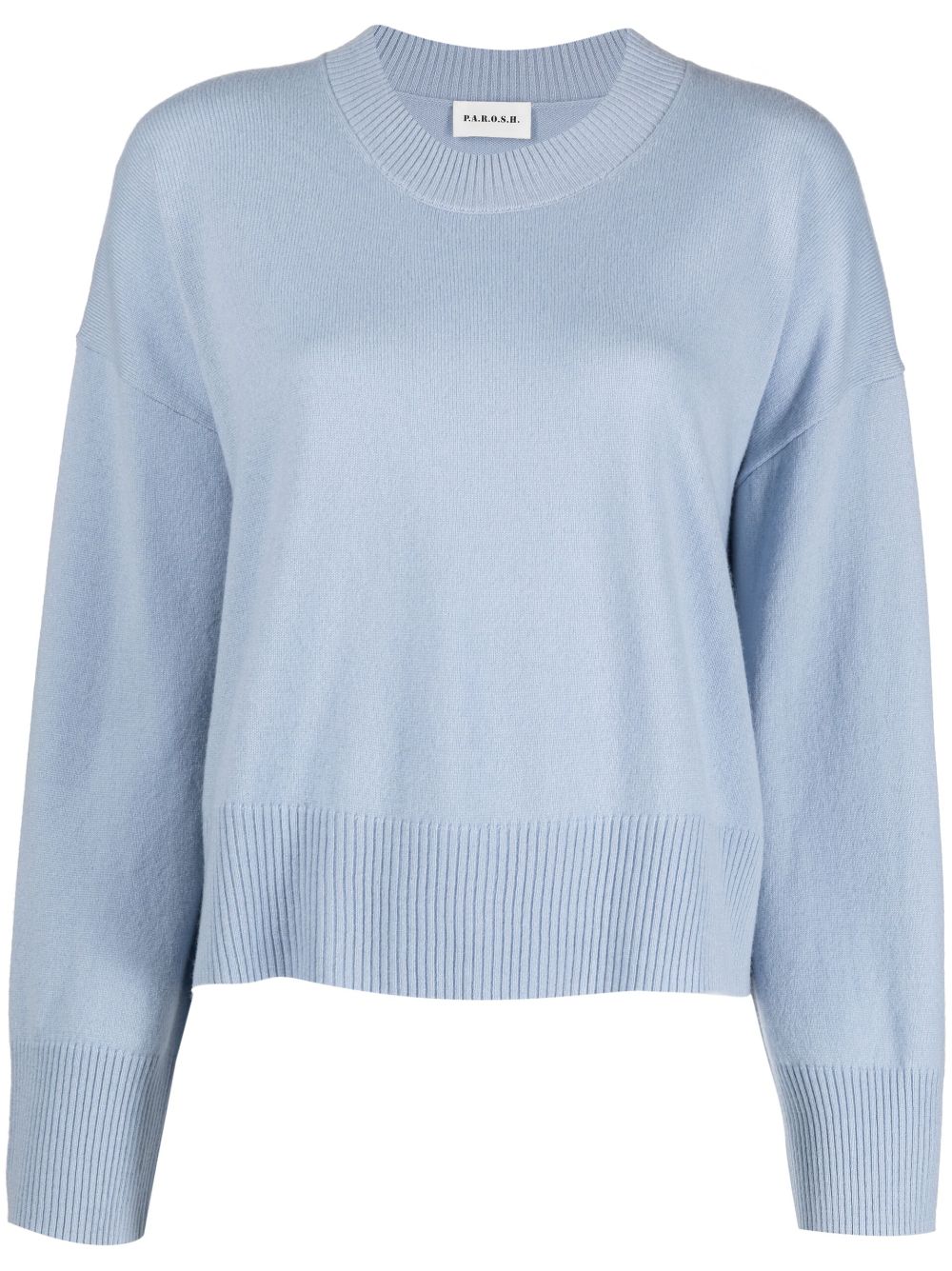 P.A.R.O.S.H. Kaschmirpullover mit Rundhalsausschnitt - Blau von P.A.R.O.S.H.