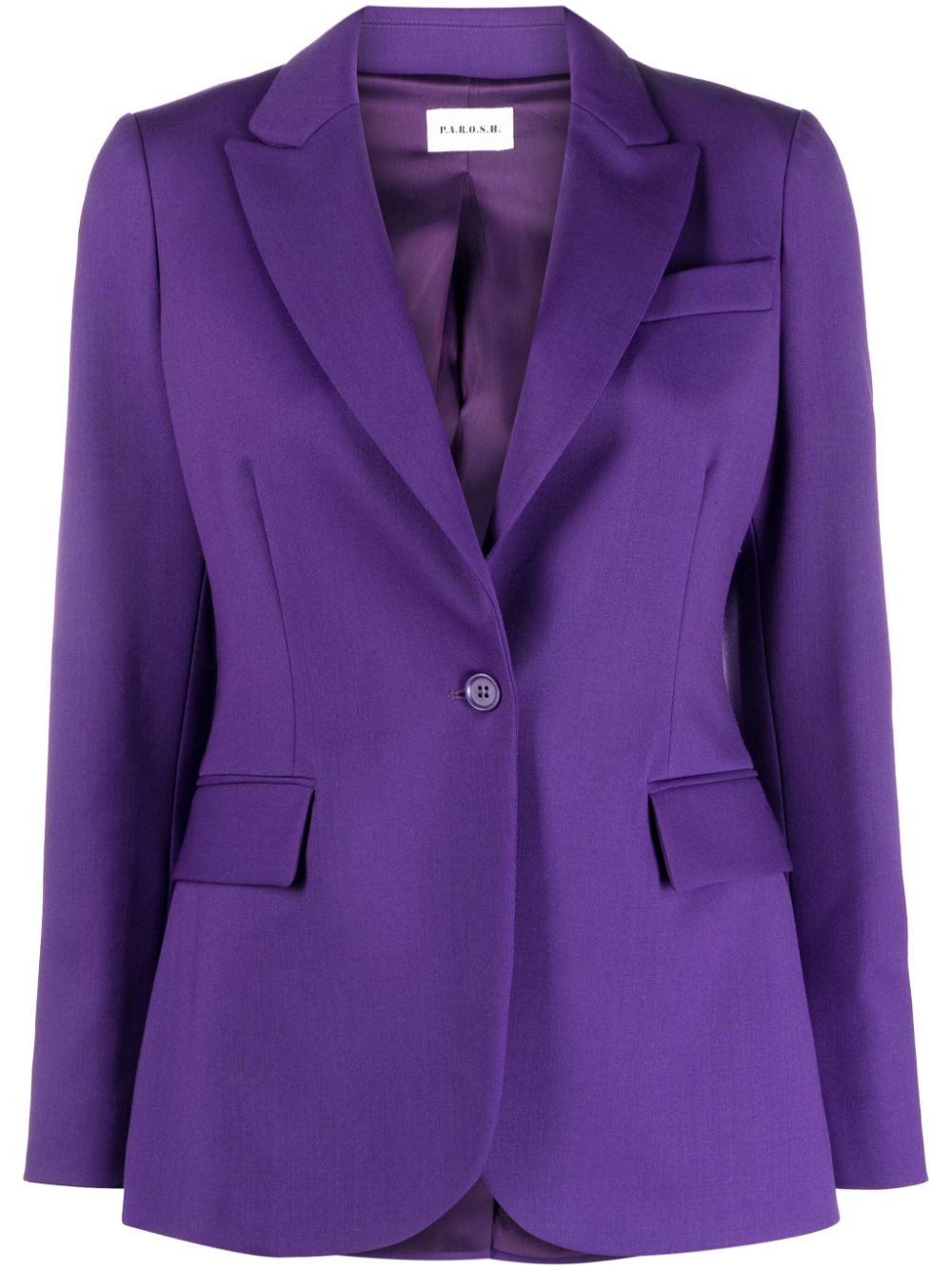 P.A.R.O.S.H. Einreihiger Blazer - Violett von P.A.R.O.S.H.