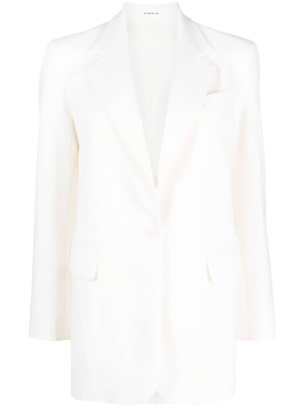 P.A.R.O.S.H. Einreihiger Blazer - Nude von P.A.R.O.S.H.