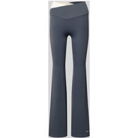 P.E Nation Flared Leggings mit Label-Print Modell 'WANDER' in Marine, Größe M von P.E Nation