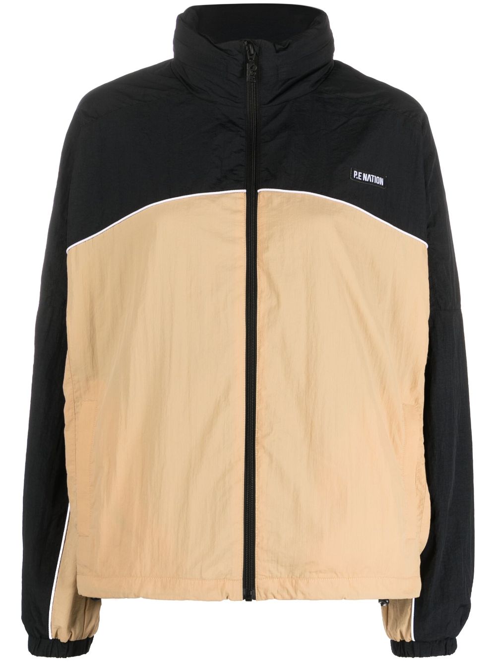 P.E Nation Sportjacke in Colour-Block-Optik - Schwarz von P.E Nation