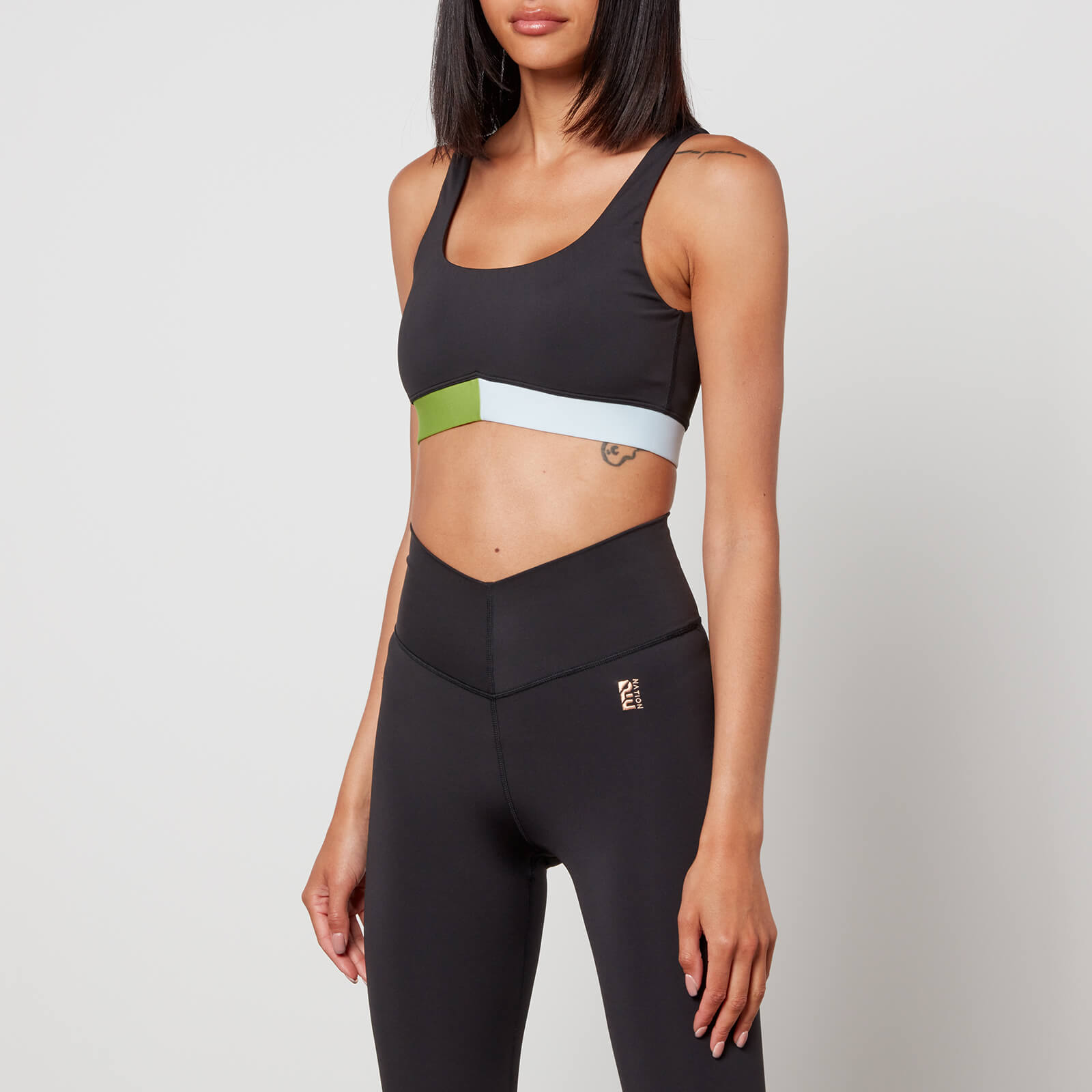 P.E Nation Sprint Time Stretch-Jersey Sports Bra - L von P.E Nation