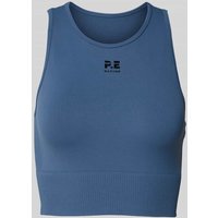 P.E Nation Tanktop mit Logo-Print Modell 'RESTORE' in Rauchblau, Größe L von P.E Nation