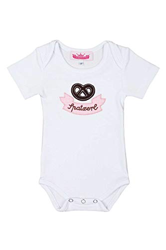 P.Eisenherz Baby - Mädchen Trachten Mädchen Body 'Spatzerl' Kurzarm rosa, weiß/rosa, 74 P.Eisenherz Baby - Mädchen Trachten Mädchen Body 'Spatzerl' Kurzarm rosa, weiß/rosa, 74 von P.Eisenherz