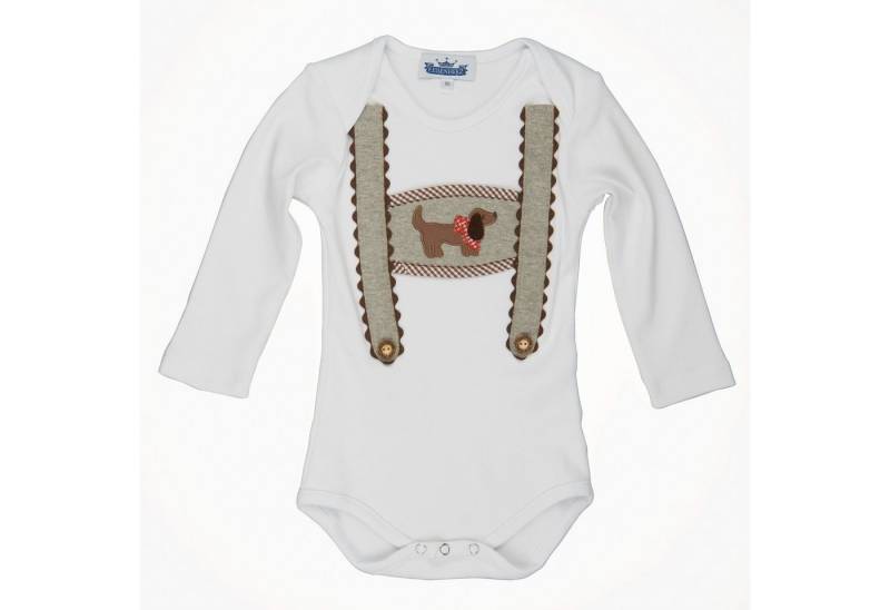 P.Eisenherz Langarmbody Langarm Body mit Dackel von P.Eisenherz